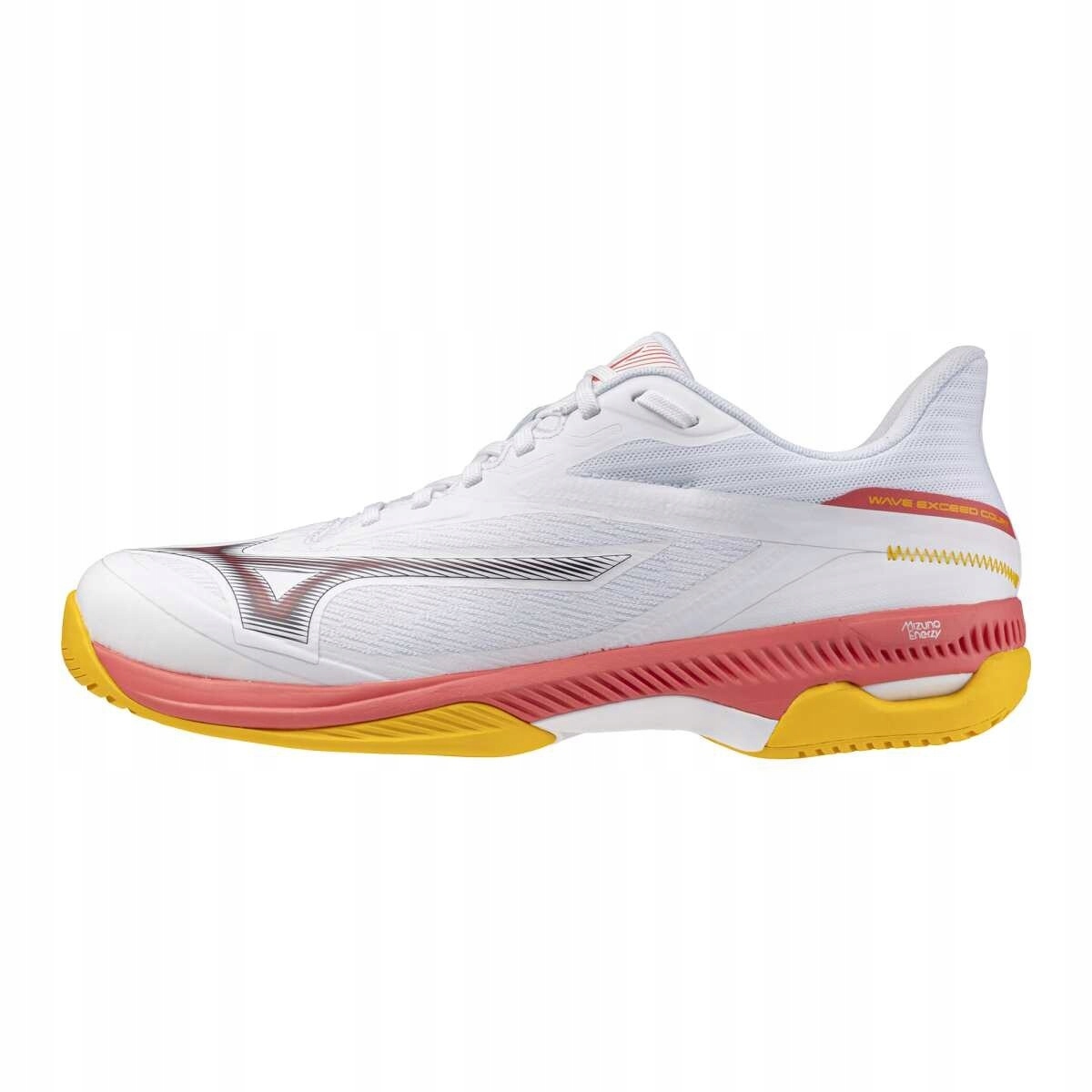 Mizuno Wave Exceed Court Ac(m) White/Calypso Coral/Citrus 45.0/10.5