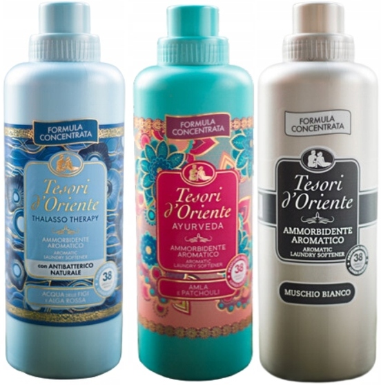 Levně Tesori d'Oriente Sada 3 italských oplachovacích přípravků 760 ml Tam