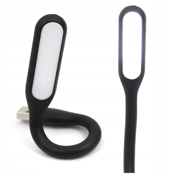 Lampka Led Usb do Laptopa elastyczna czarna