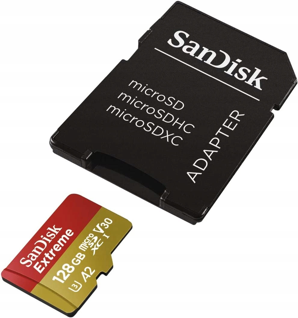Film 4K Szybka Karta SanDisk 128GB microSDXC-Zdjęcie-0