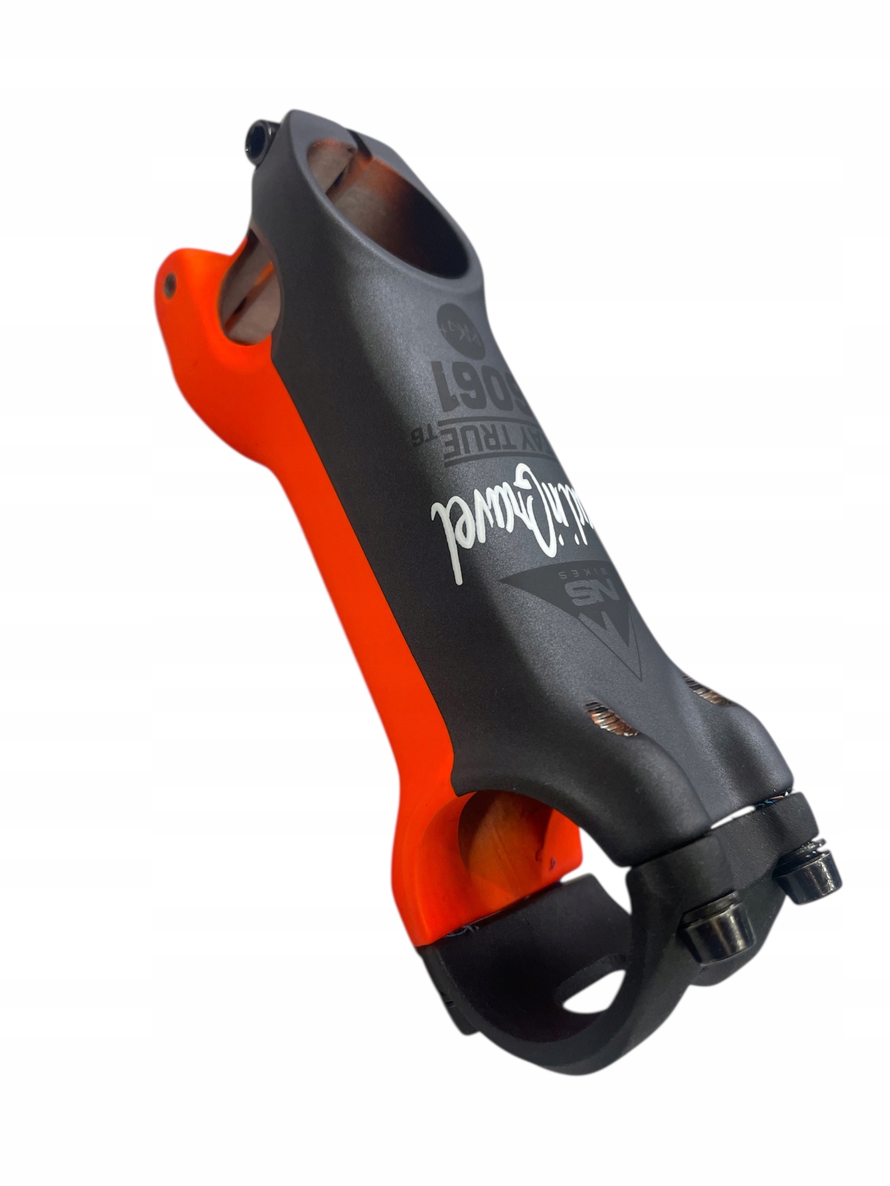Mostek Ns Bikes Rag 110mm 31.8mm Szaro-Pomarańczowy