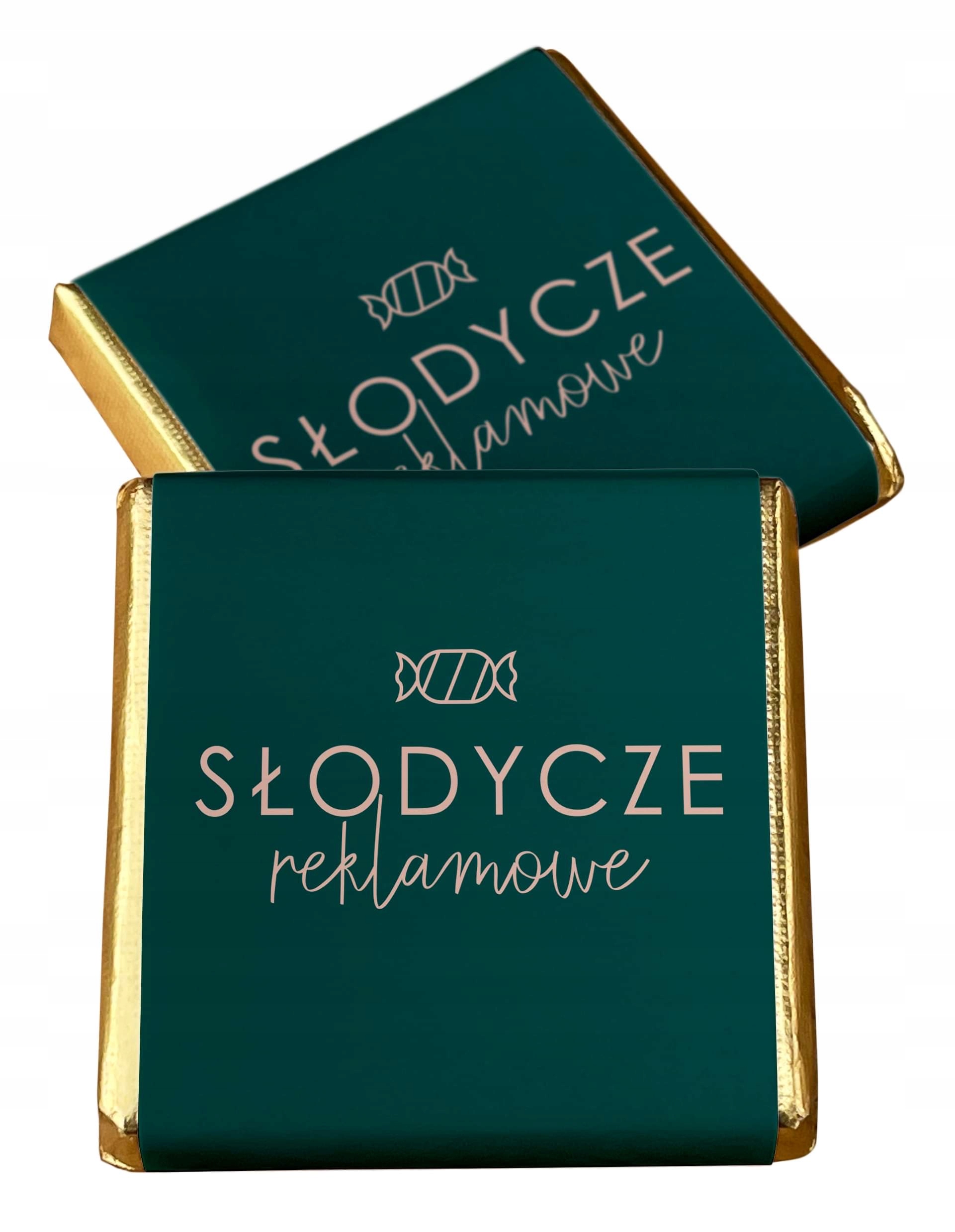 Czekoladki firmowe LOGO reklamowe 100szt. GOLD