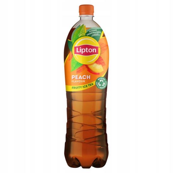 Levně Lipton Ice Tea Nápoj s broskvovou příchutí a extraktem z černé barvy