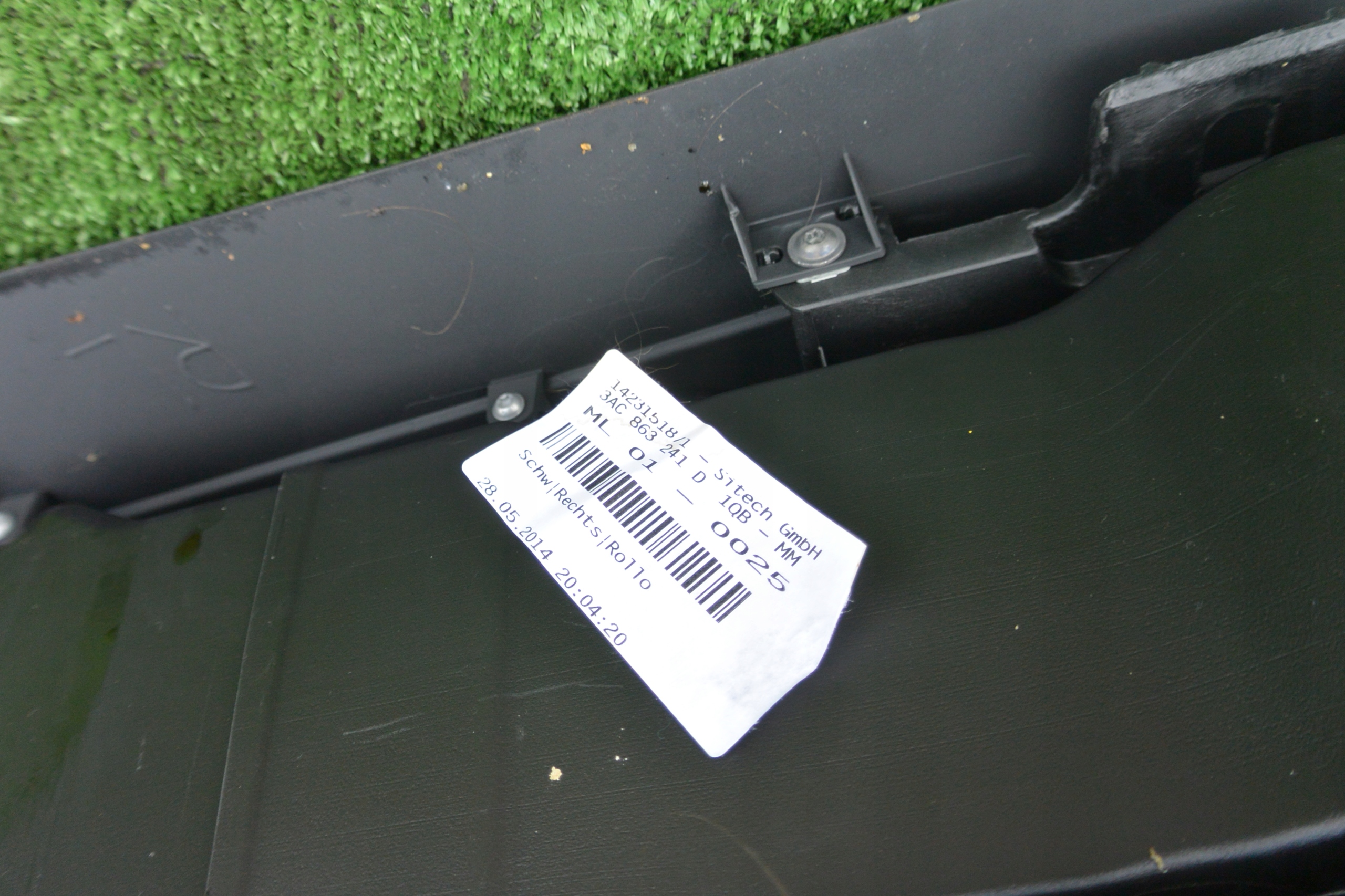 TUNEL central armrest leather VW PASSAT B7 CC LIFT