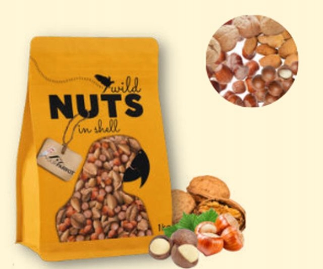 Levně Your Parrot divoké ořechy ve skořápce 1kg