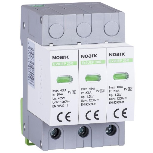 

Ogranicznik przepięć Noark DC T2 1200V Ex9UEP 3P