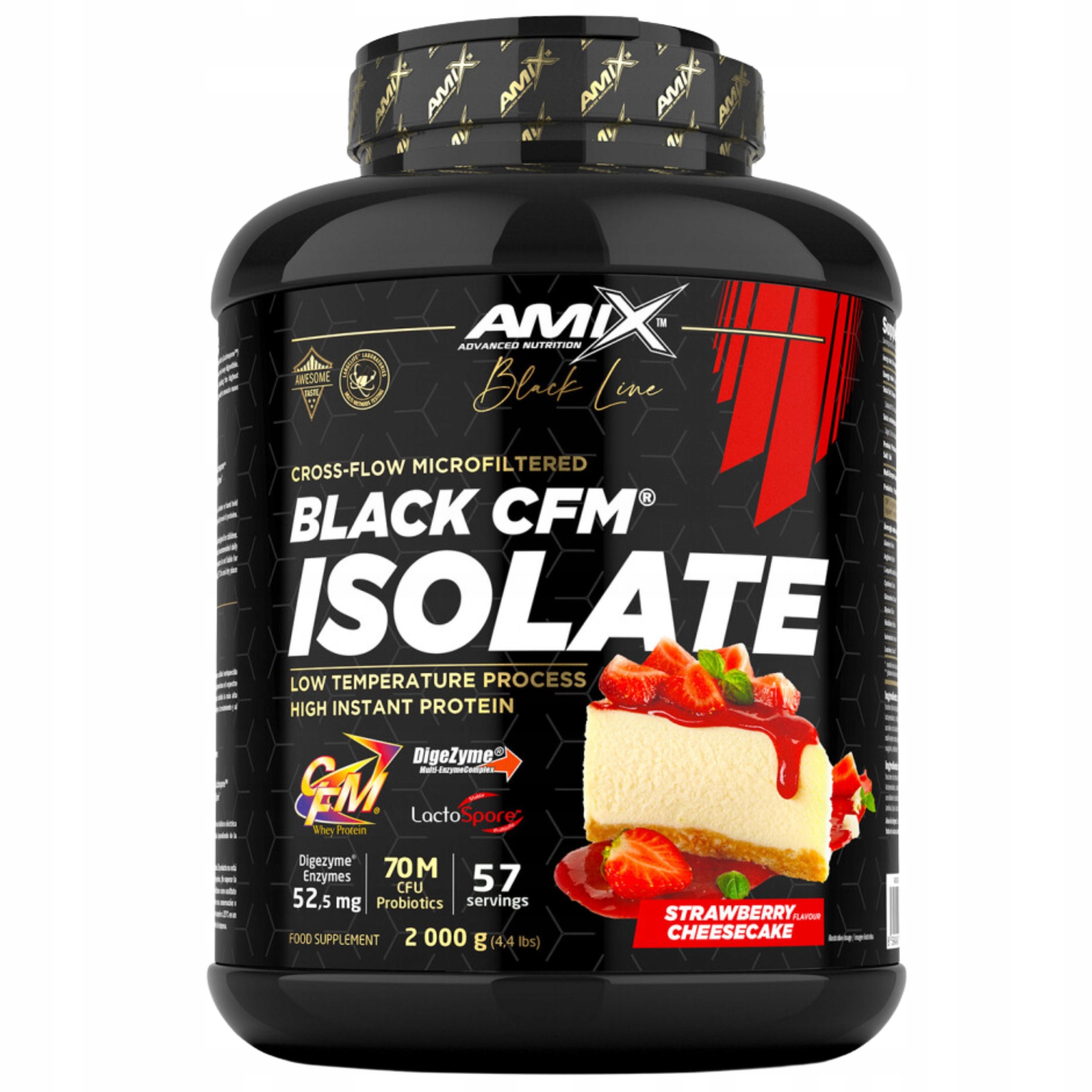 Izolát Cfm Isolate Protein Protein Wpi Sernik Jahoda Amix 2 kg