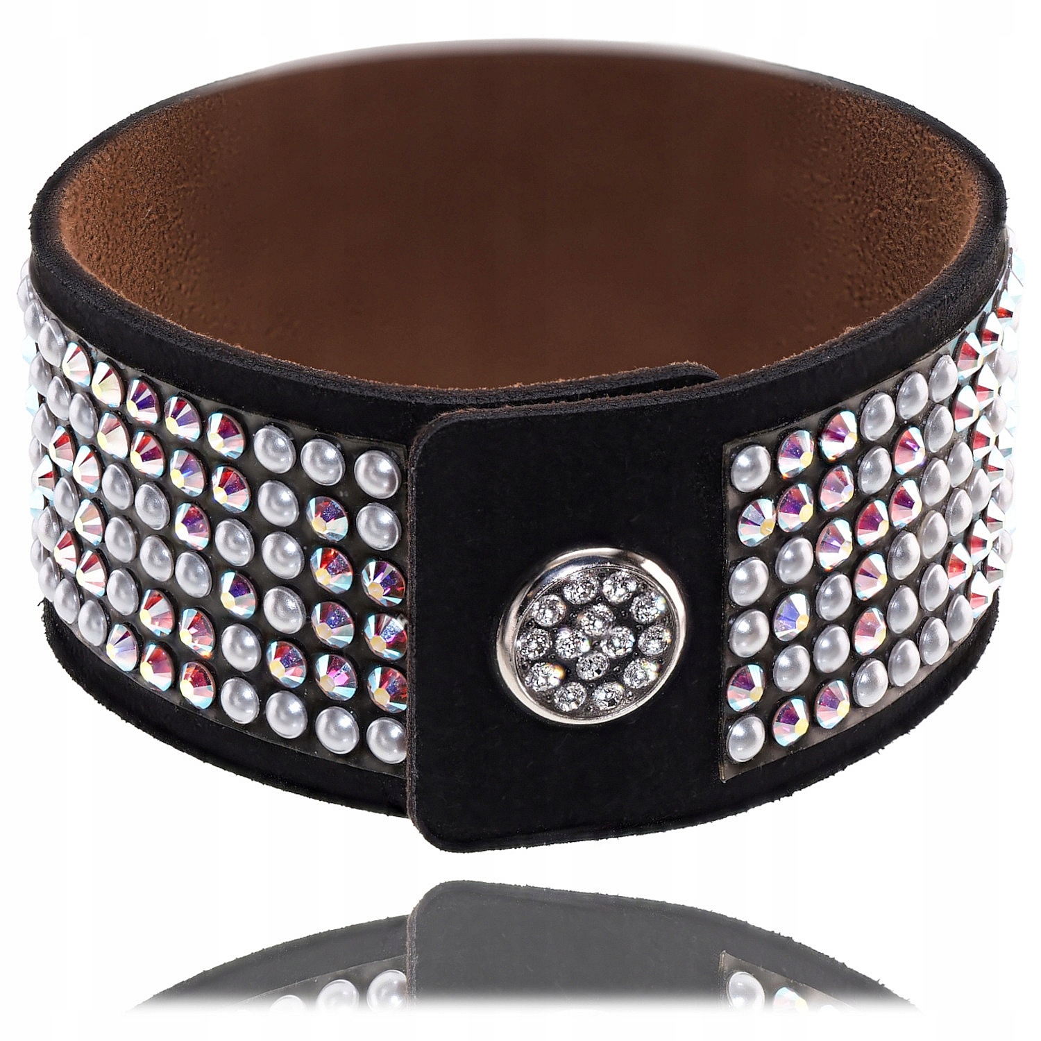 Krystaly Výjimečný náramek Aurora Pearl Alcantara Certifikát