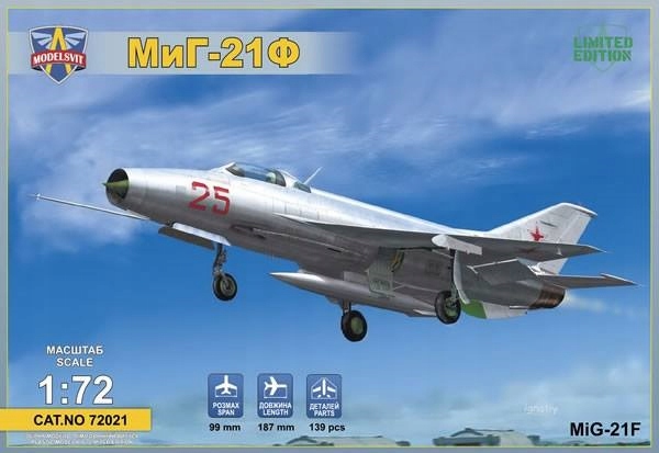 Model plastový MiG-21F Limited Edition ModelSvit 72021 měřítko 1/72