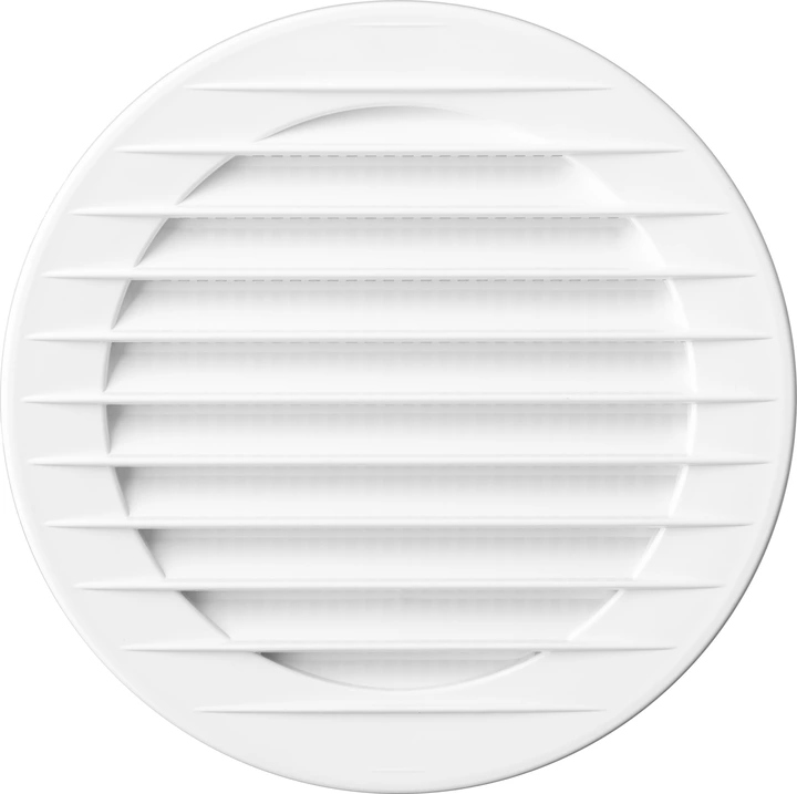 

Kratka wentylacyjna okrągła Siatką biała 125