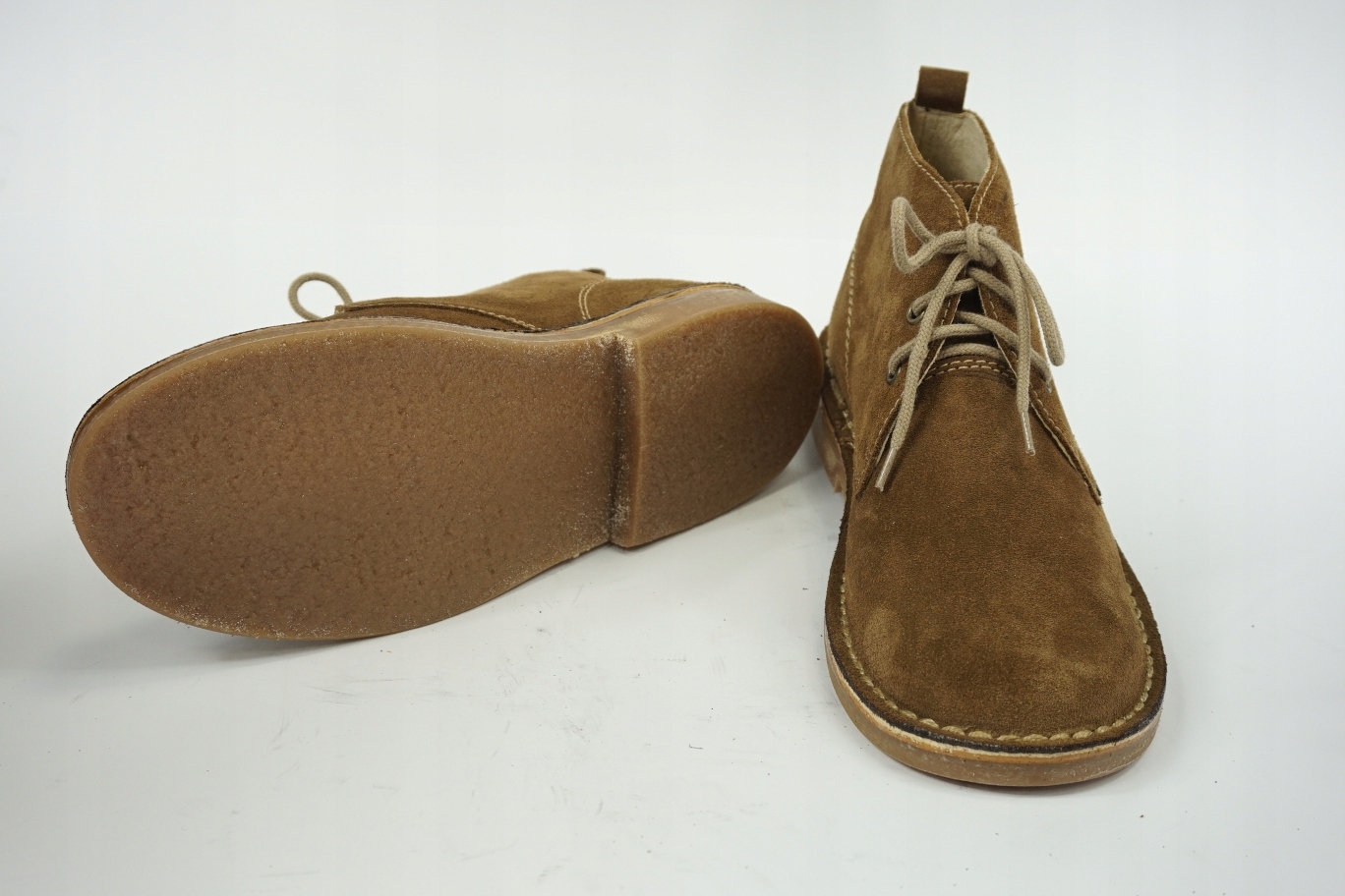 PONADCZASOWE TRZEWIKI WELUROWE JASNO BRĄZOWE 41 Model 1041