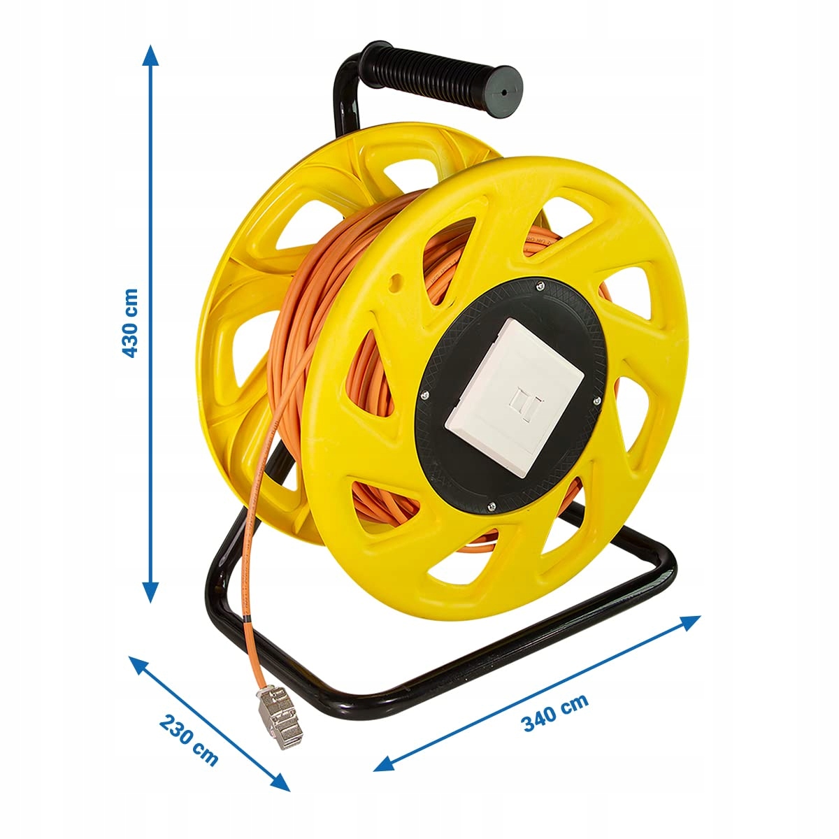 LOGILINK Kabel CAT6A SFTP RJ45 60m Pomarańczowy — miniatura 5