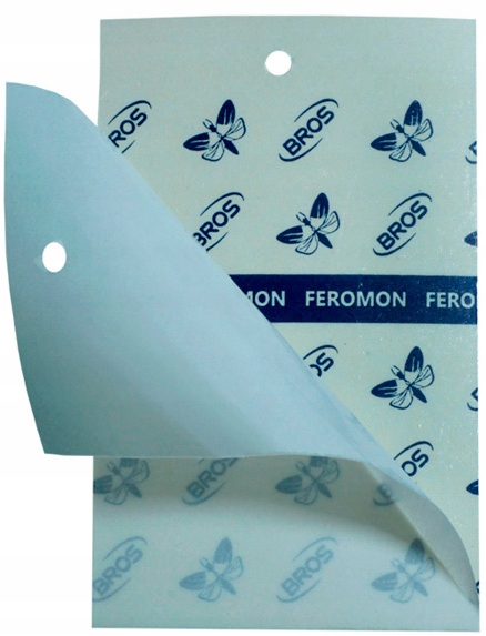 BROS PUŁAPKA NA MOLE SPOŻYWCZE LEP FEROMONY DO KUCHNI DZIAŁA DO 3 MIESIĘCY Stan opakowania oryginalne