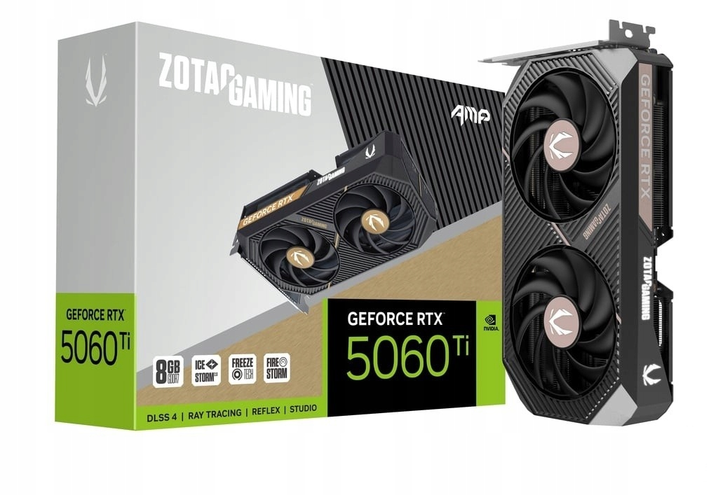 Zotac Grafická karta GeForce Rtx 5060 Ti 8GB Amp GDDR7 128bit 3DP/HDMI