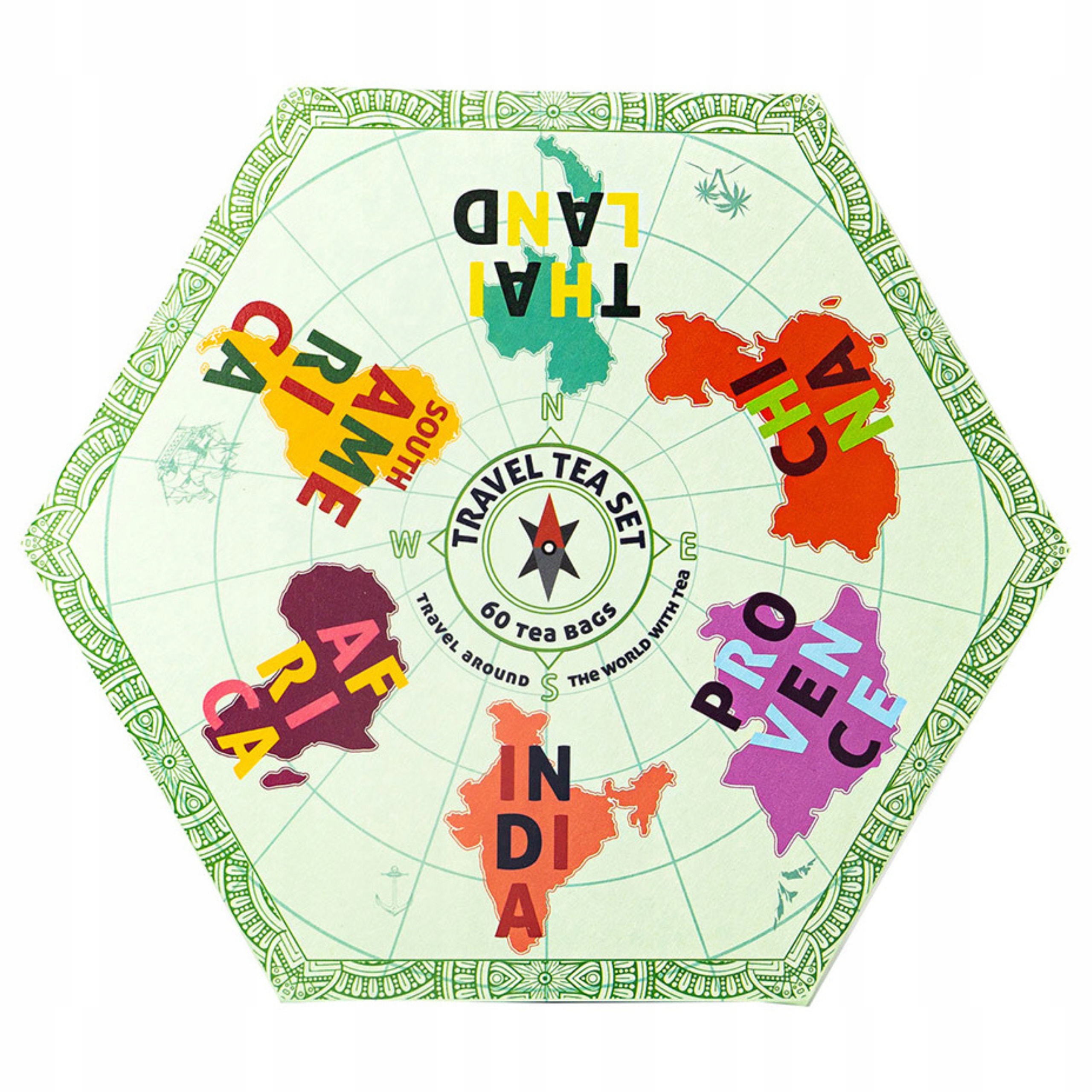 Levně Acorus Sada čajů – cesta chutí světa 60 sáčků Přírodní dárek