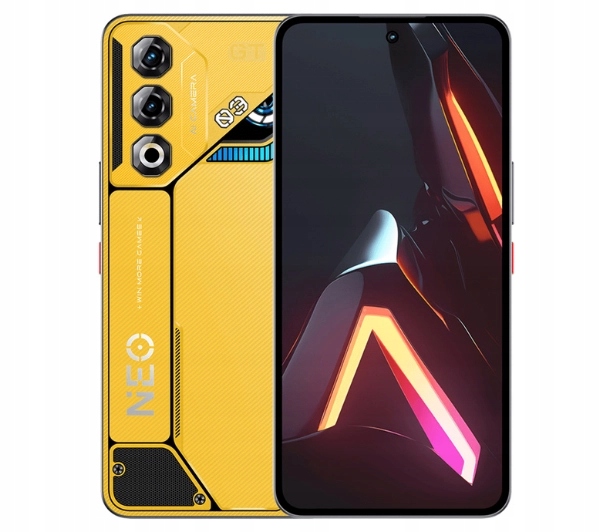 Nubia Neo 3 GT 5G 12/256GB Funkcje AI 6,8" 120Hz 50Mpix Żółty