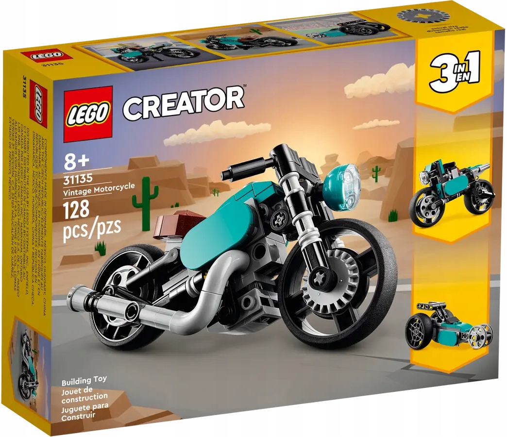 Lego Creator Vintage Motocyklová Sada Kostek – 31135