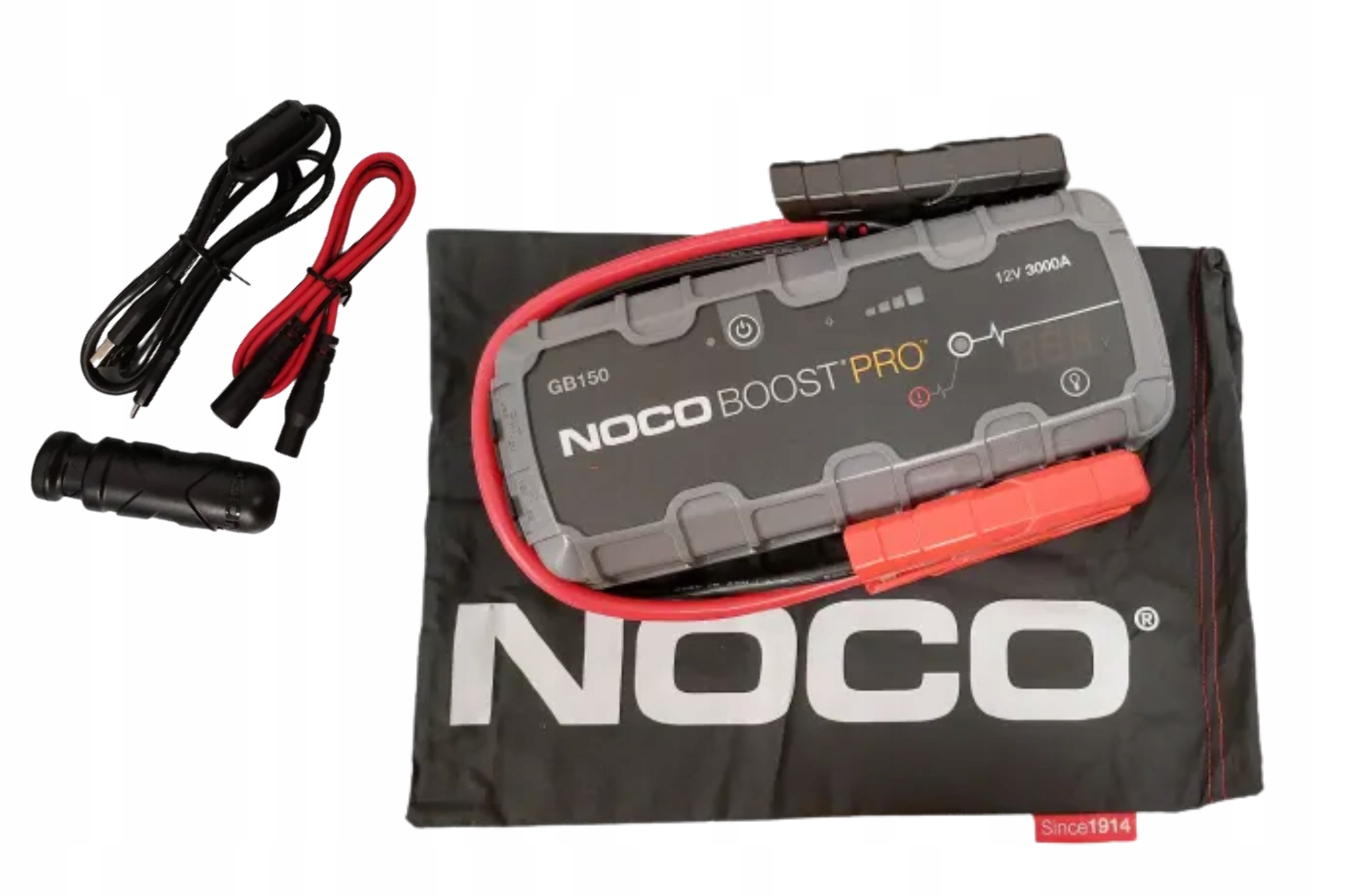 NOCO Boost GB150 3000A Powerbank Rozruchowa 12V 9L Benz. 7L Diesel — miniatura 12