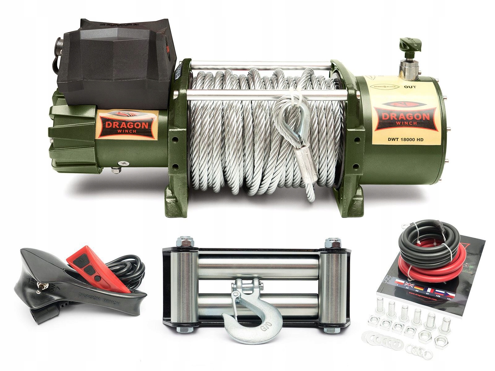 8,2T/16,4T Naviják Dragon 24V Elektrický lanový Naviják lebiodka star