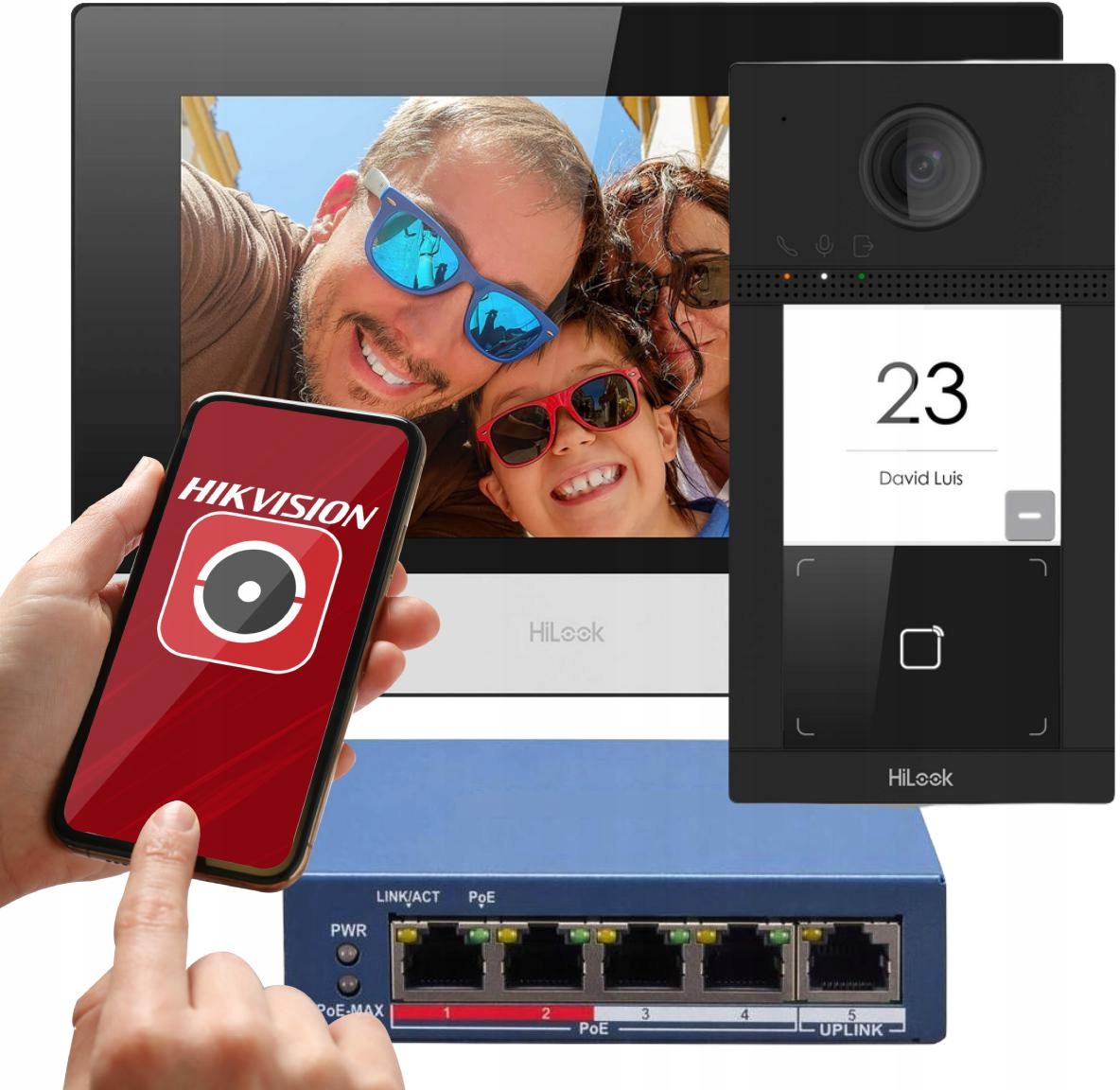 Videovrátnikový set Ip Hilook od Hikvision IP-VIS-Pro
