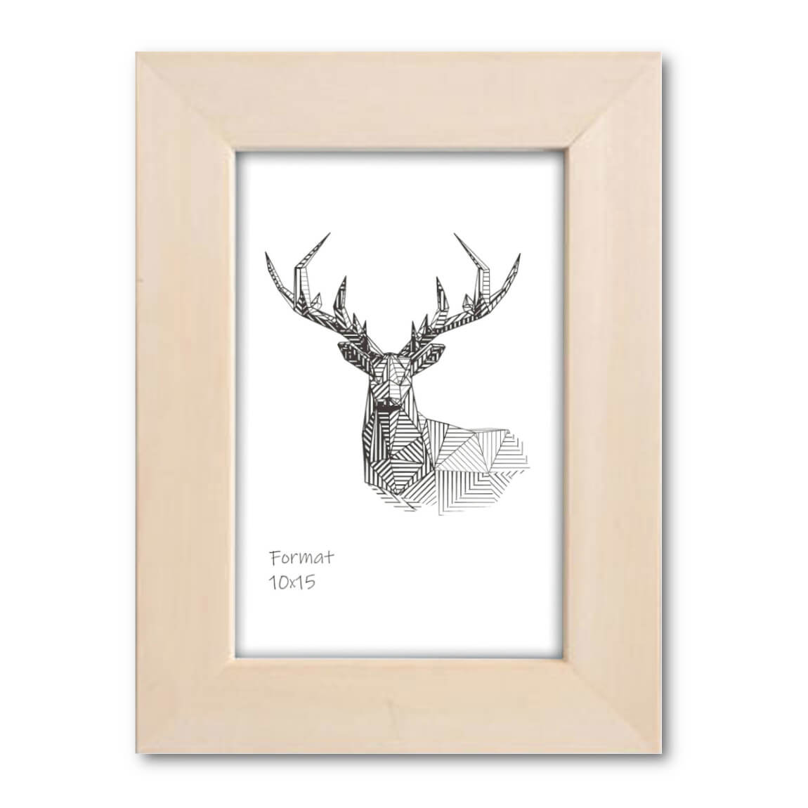 

Drewniana Ramka na Zdjęcia 10x15 Surowa Naturalna