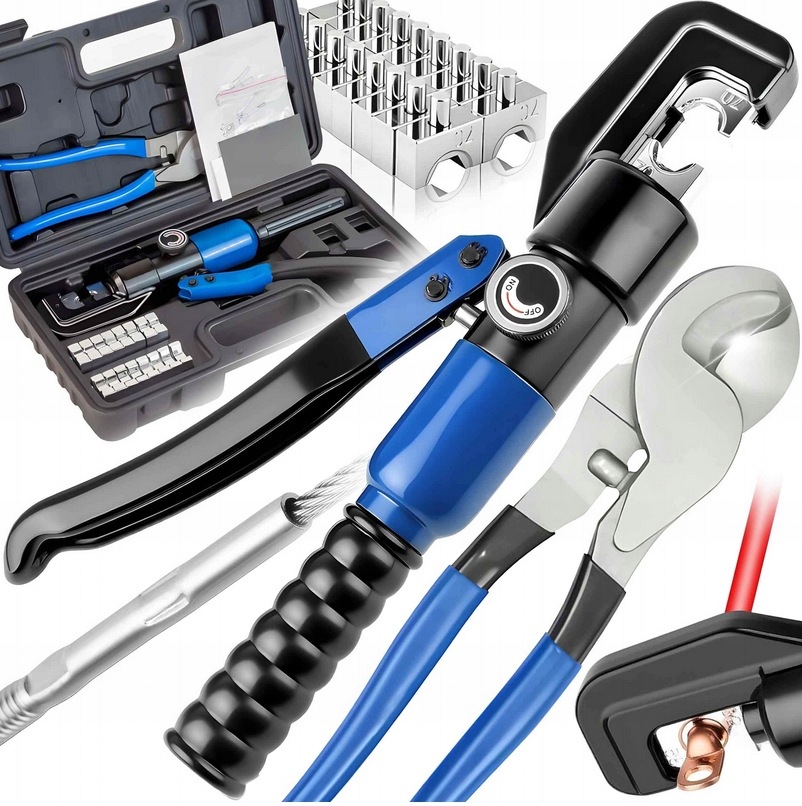 Lisovací Kleště Na Kabely Šestihranné Hydraulické Nůžky 2V1