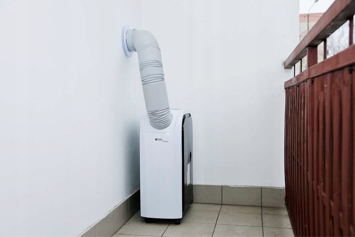 FRAL FSC 14.2 BLACK - KLIMATYZATOR PRZENOŚNY Przepływ powietrza 480 m³/h