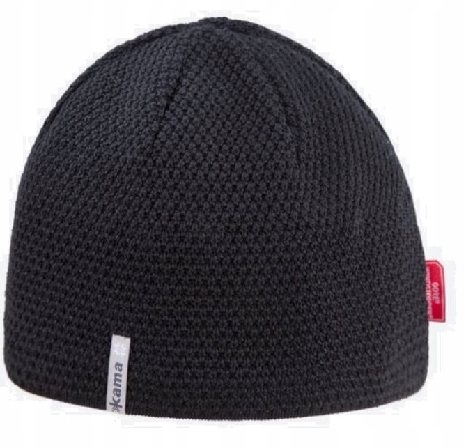 Czapka Kama AW62 Merino Windstopper black