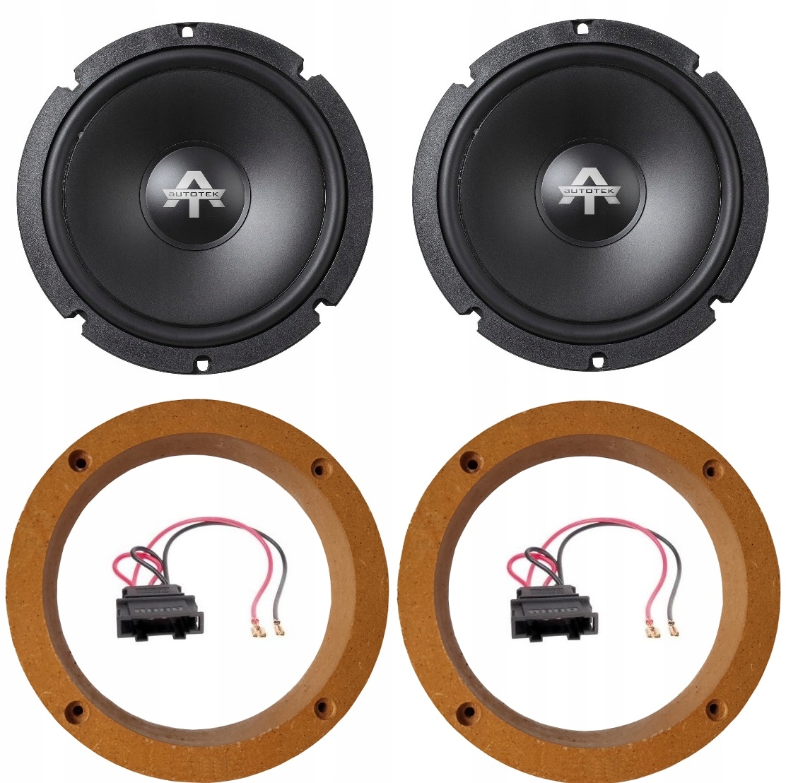 Autotek ATX6.2W Reproduktory Distanční Mdf Vw Passat B5