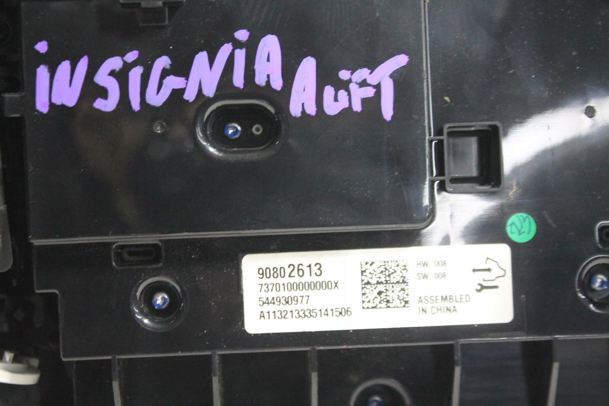 PANEL display RADIA 90802613 INSIGNIA A LIFT