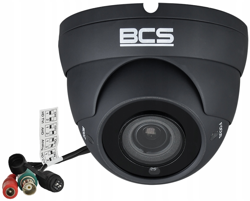 BCS-EA45VR4-G(H2) Zewnętrzna Kamera Kopułowa Analog 5Mpx Ir 40M 3.3-12MM