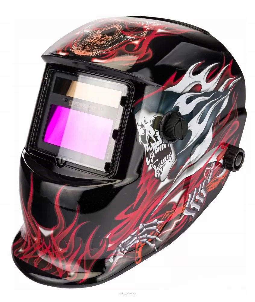 SAMOŚCIEMNIAJĄCA MASKA PRZYŁBICA SPAWALNICZA FILTR AUTOMATYCZNA LCD Marka Powermat