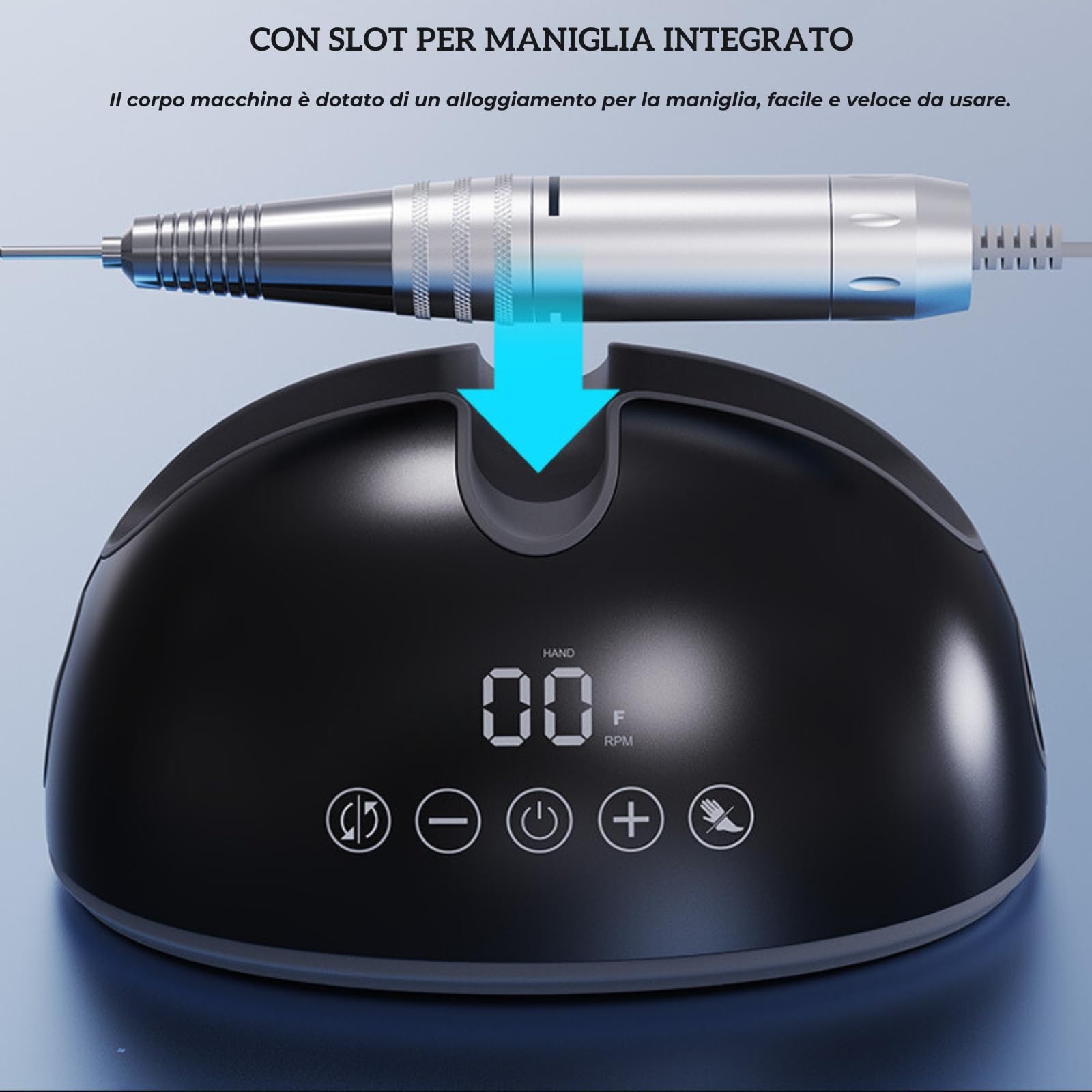VOLTIX Profesjonalna Frezarka Do Paznokci 35000 Obrotów Zestaw Manicure — miniatura 5
