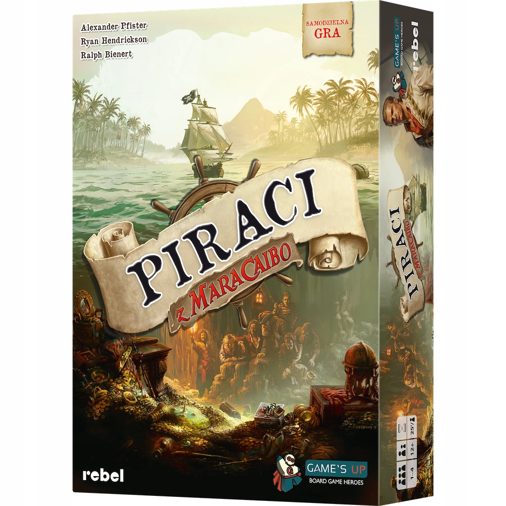 Gra planszowa Rodzinna Piraci z Maracaibo karciana karty Rebel 12+