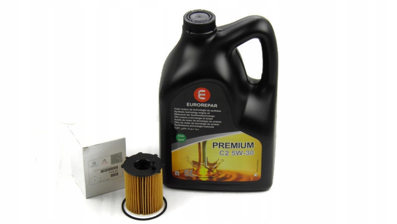 Olejový Filter Olej 5V30 5L Citroen Peugeot 1.6 Hdi