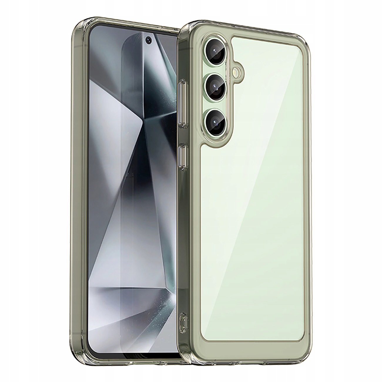 Etui silikonowe Outer Space z żelową ramką do Samsung Galaxy S24 Fe