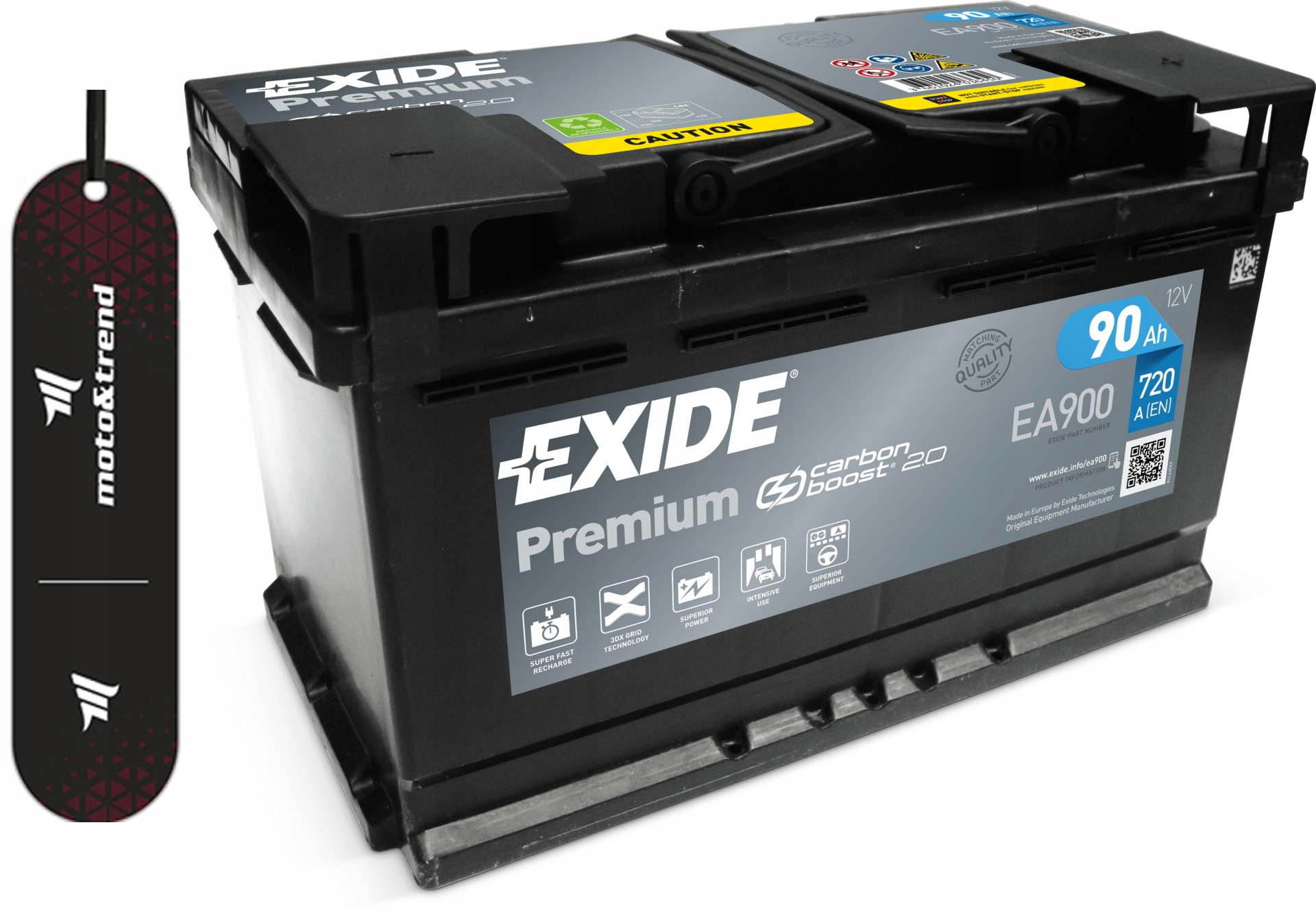Аккумулятор Exide PREMIUM P + 90AH / 720A EA900