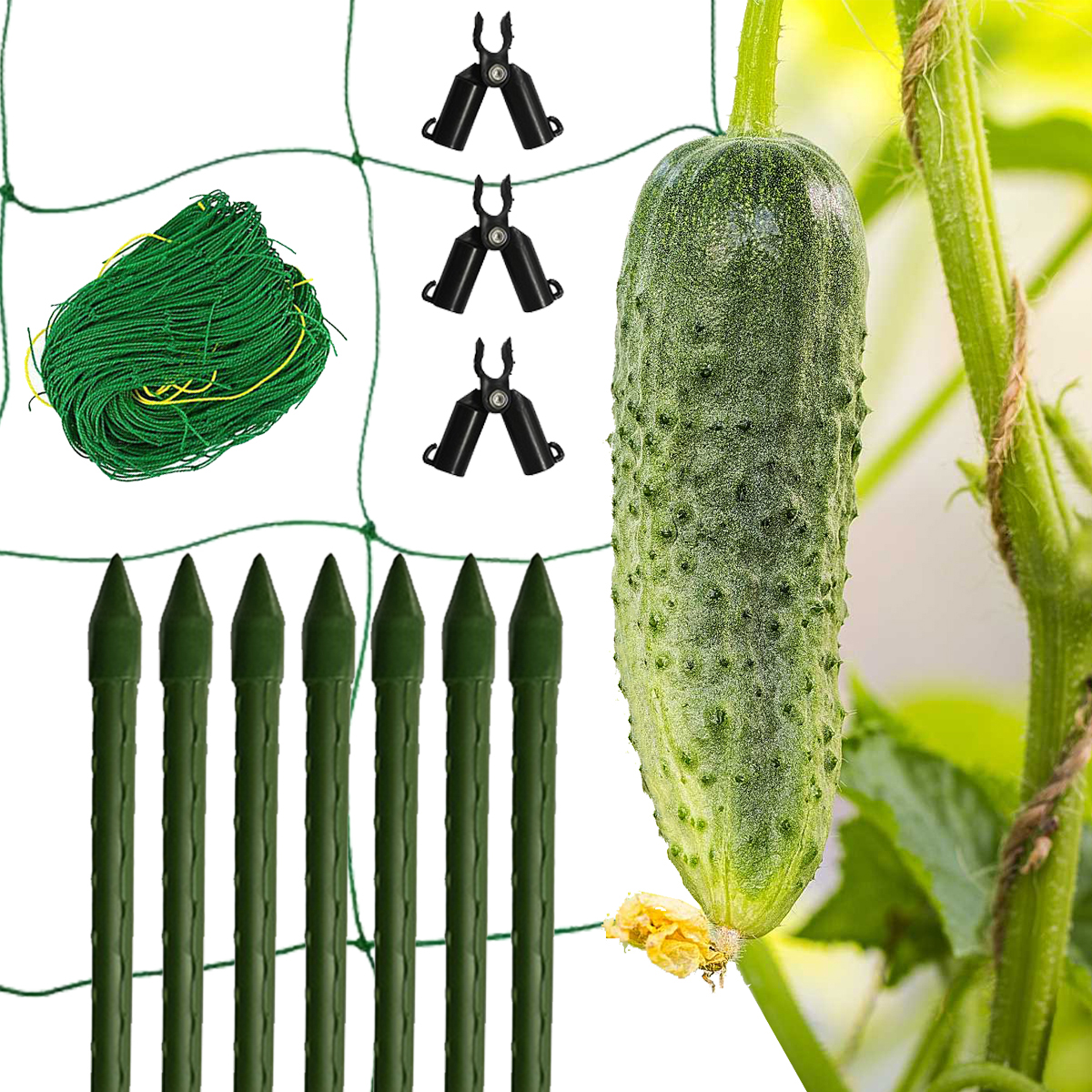 

Podpora ogrodowa 180cm siatka do pomidorów ogórków