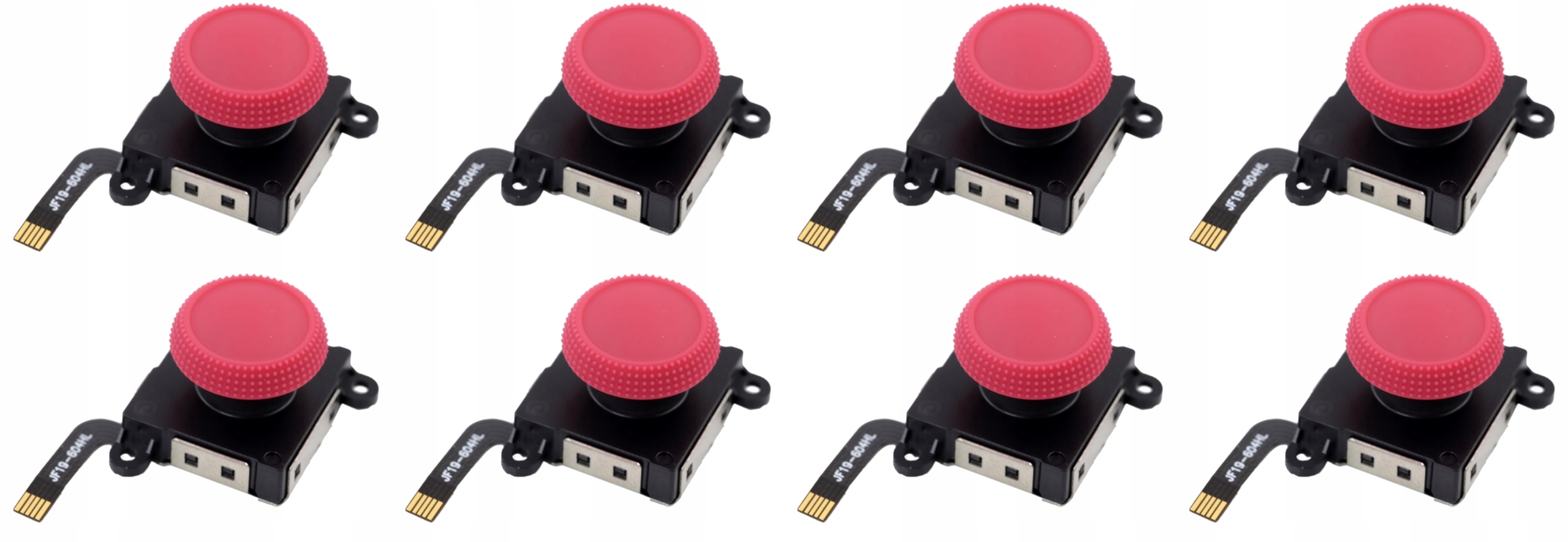 8X CZERWONY ANALOG GAŁKA JOY-CON EFEKT HALLA DO NINTENDO SWITCH LITE OLED