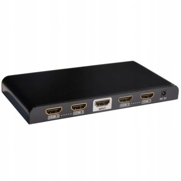 Techly Rozdzielacz-splitter Hdmi 1/4 Ultra Hd, 3D