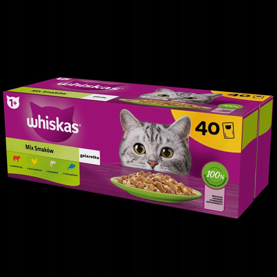 Whiskas Adult sáčky 40 x 85 g Mix Chutí Mokré Krmivo Pro Kočky