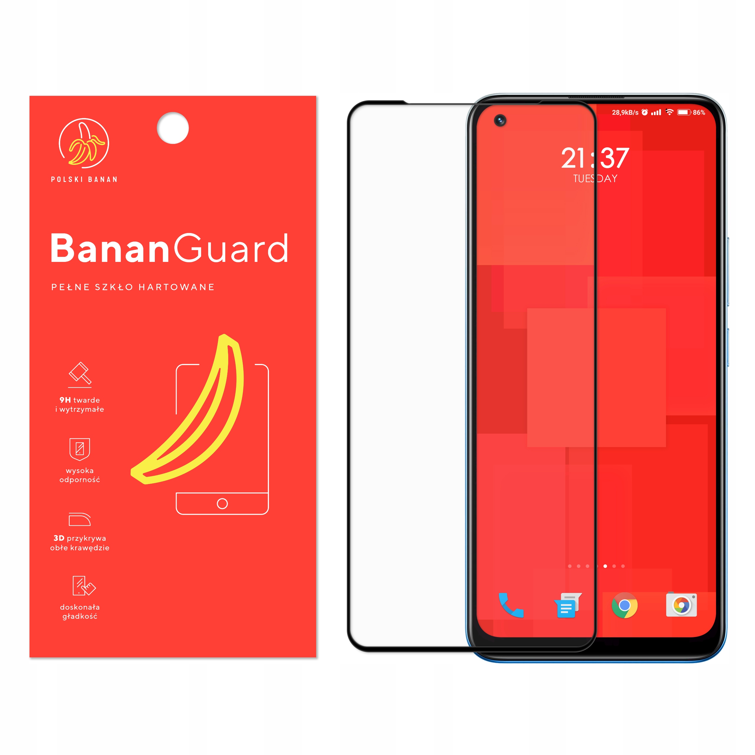 

Szkło Hartowane 3D do Realme 8 8 Pro