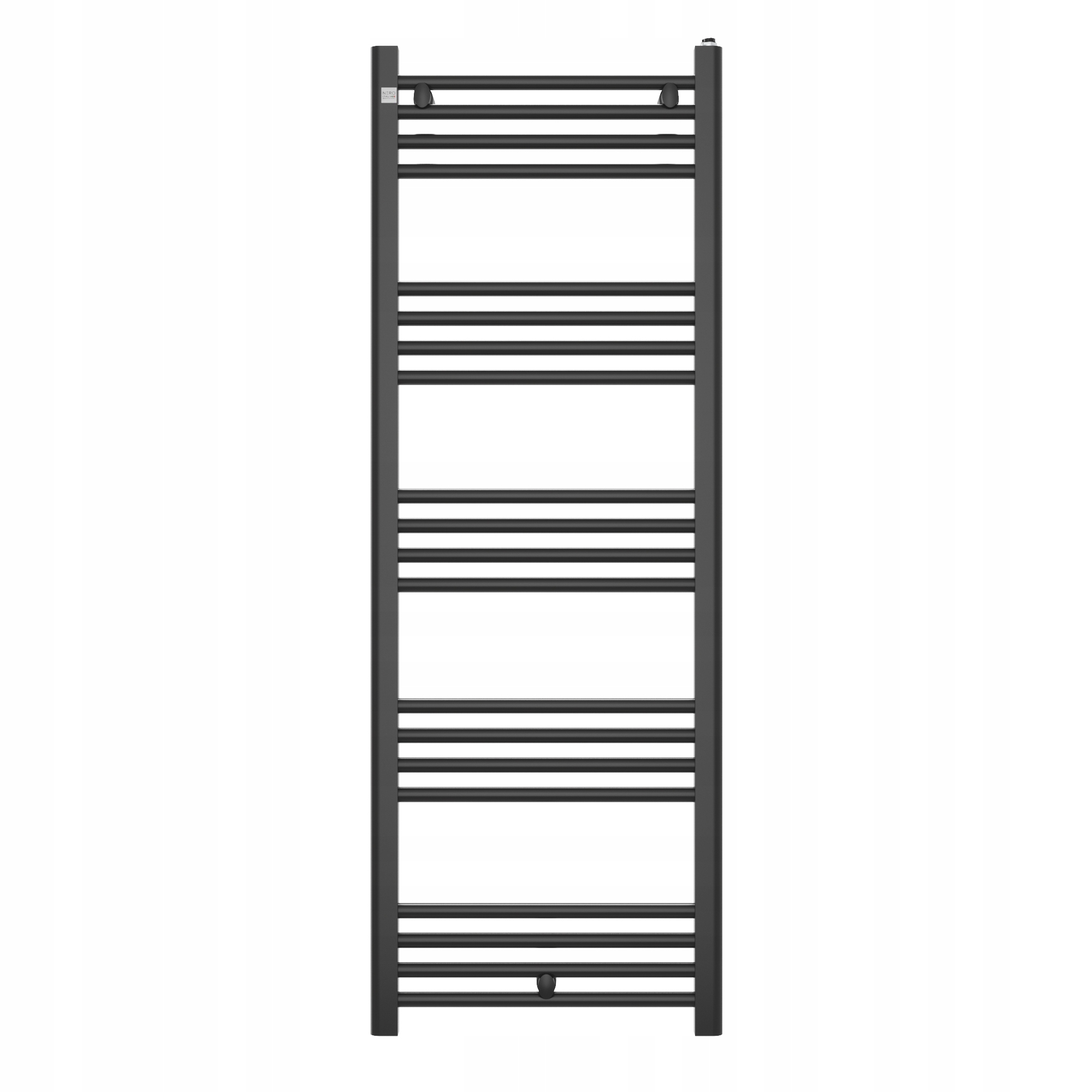 Kúpeľňový Kalorifer 50/140 cm Čierny Rebrík Moderný Puerto