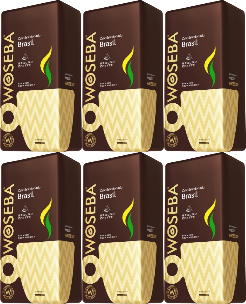 Woseba Cafe Brasil 500g kawa mielona x6