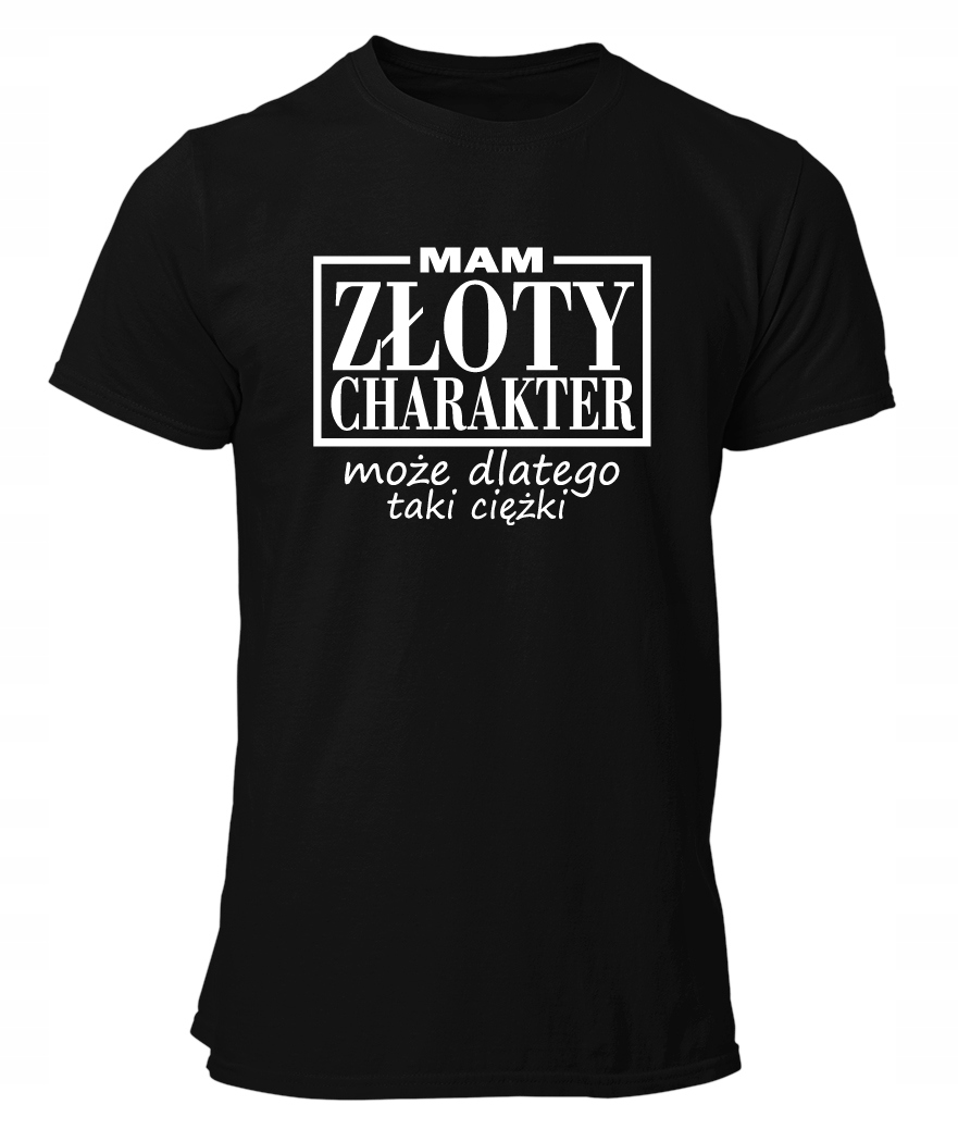 

Koszulka T-shirt Z Śmiesznym Nadrukiem Napisem