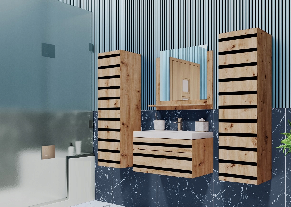 Meble Łazienkowe Zestaw Do Łazienki Toaleta BO1 Marka Furnitech