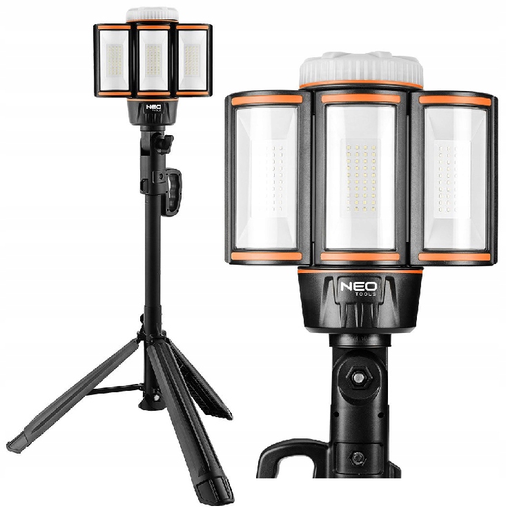 Neo Tools Akumulátorová Dielenská Lampa Na Stojane 5000LM 99-121