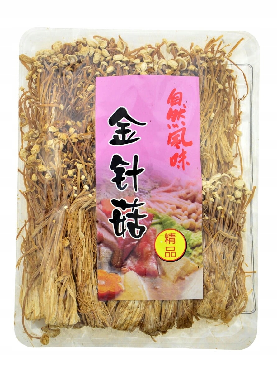 

Grzyby Golden Mushrooms Enoki suszone 100g Mountai