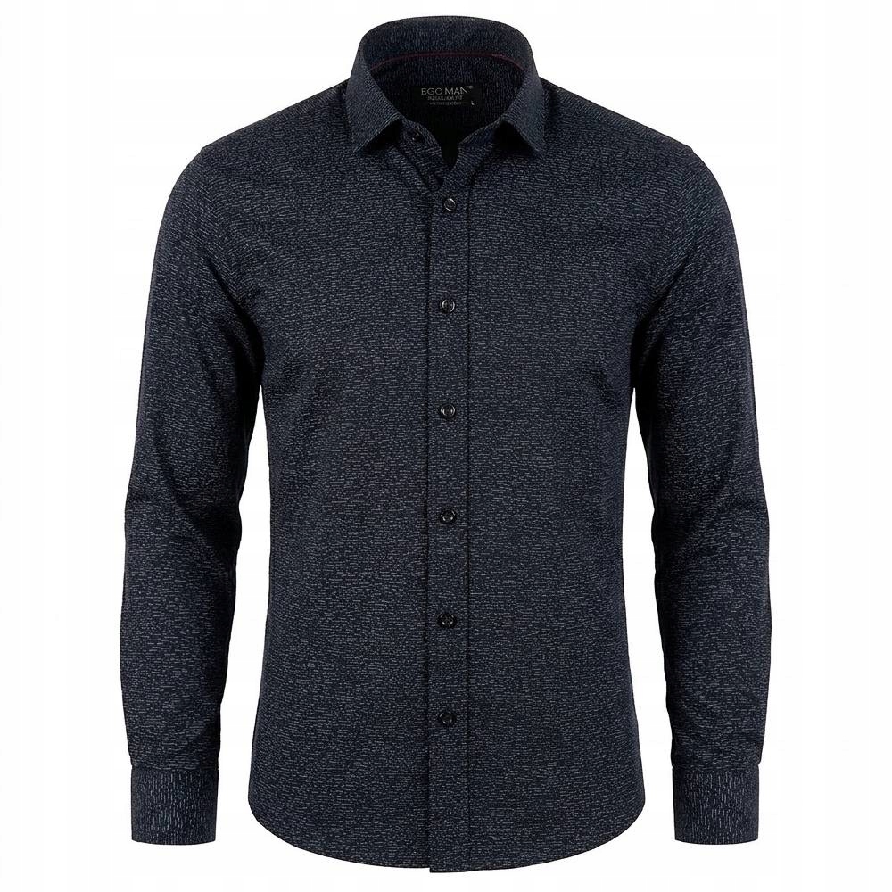 Ego Man košile pánská EGR-029-4 regular fit 3XL tmavě modrá