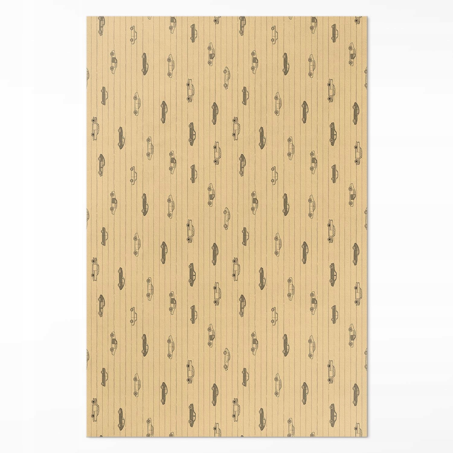 Vinylový dekoratívny koberec Rozmer: 120 x 180 cm Staré retro vintage autá